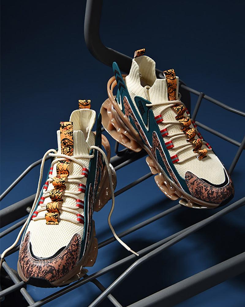 Techwear Flyweave Flame Sneakers - Techwear Official