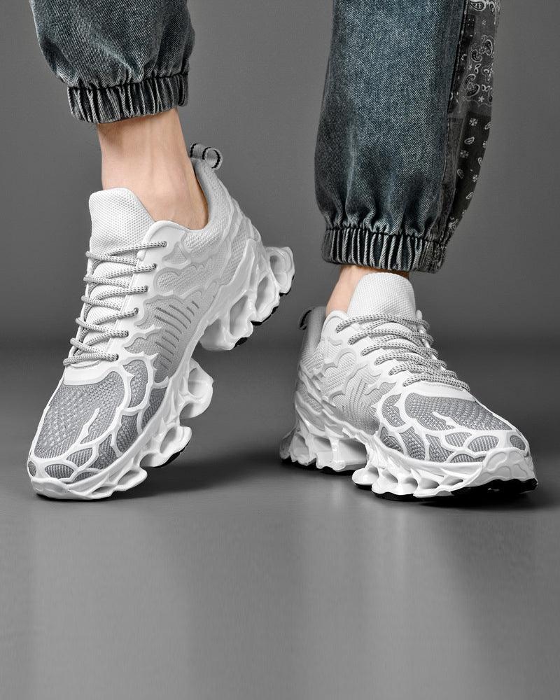 Techwear Knit Textured Sneakers - Techwear Official