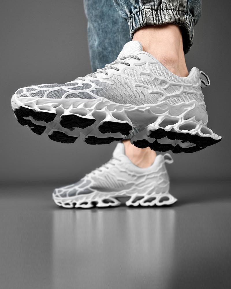 Techwear Knit Textured Sneakers - Techwear Official