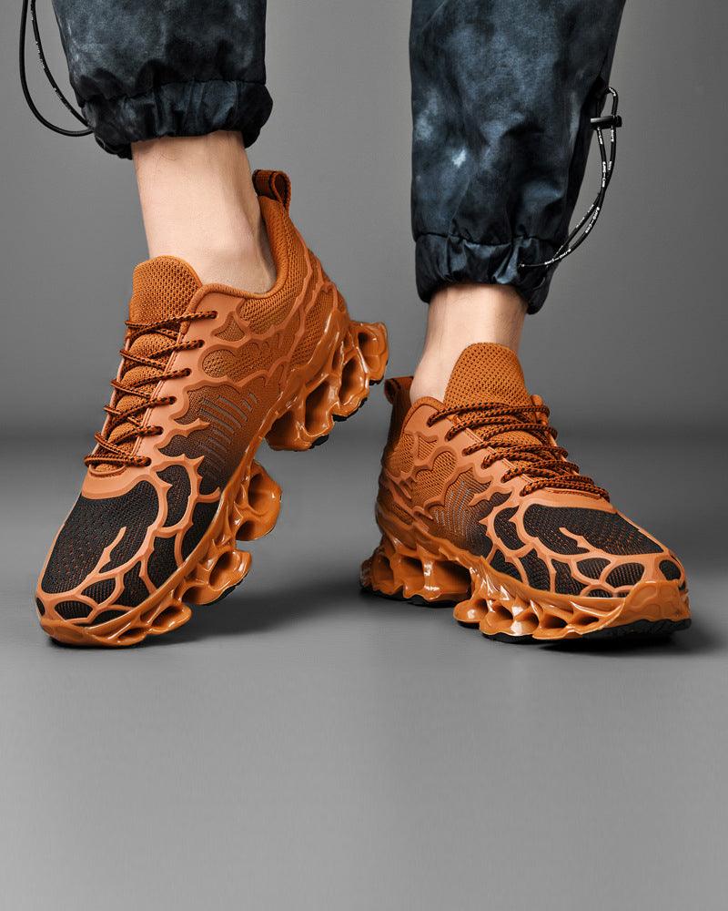 Techwear Knit Textured Sneakers - Techwear Official