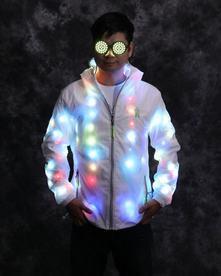 Techwear Led Colorful Light Up Jacket - Techwear Official