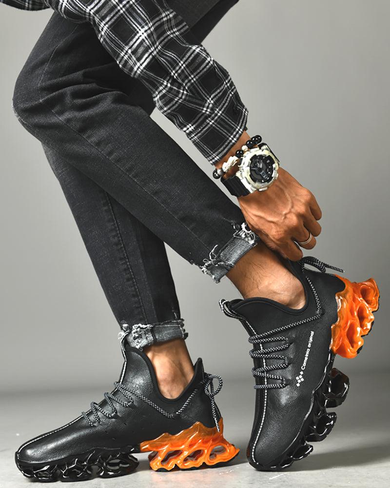 leather sneakers,lightweight sneakers,techwear shoes,cyberpunk shoes,tech shoes,futuristic shoes,tech wear shoes,techwear sneakers,platform sneakers,black sneakers,japanese sneakers,techwear,tech wear,affordable techwear,techwear fashion,Japanese techwear,techwear outfits,futuristic clothing,cyberpunk clothing,cyberpunk techwear