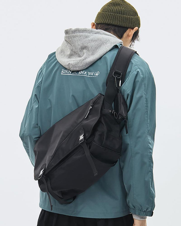 Techwear Minimalist Cargo Messenger Bag - Techwear Official