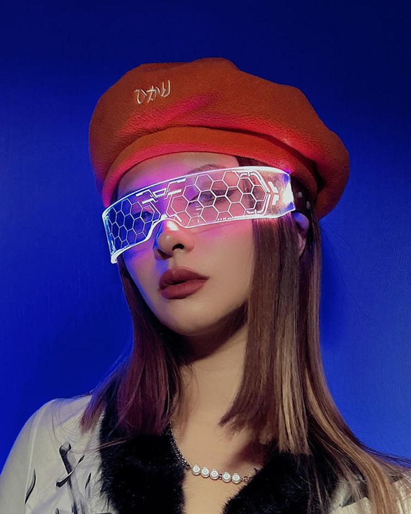 The Six Sense Cyberpunk Glowing Glasses - Techwear Official