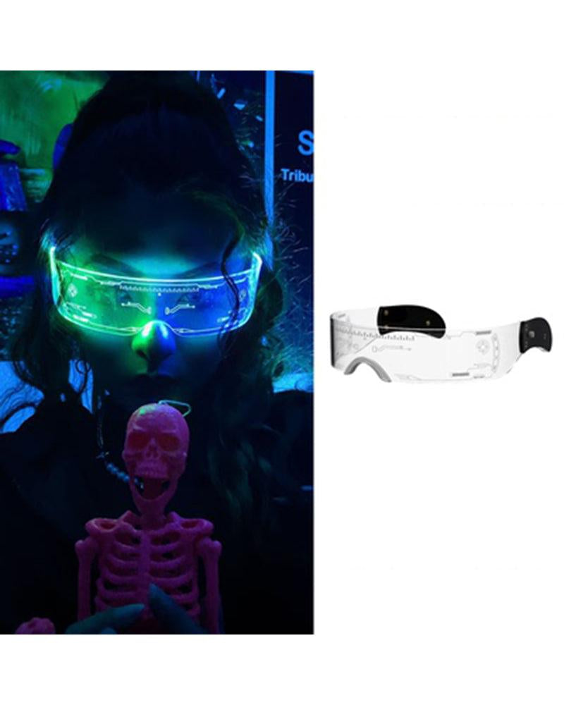 The Six Sense Cyberpunk Glowing Glasses - Techwear Official