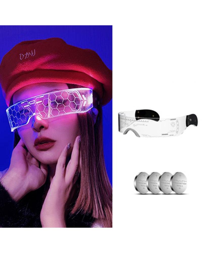 The Six Sense Cyberpunk Glowing Glasses - Techwear Official