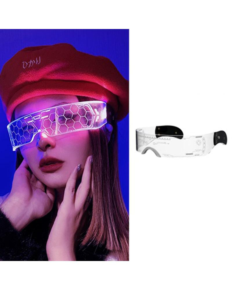 The Six Sense Cyberpunk Glowing Glasses - Techwear Official