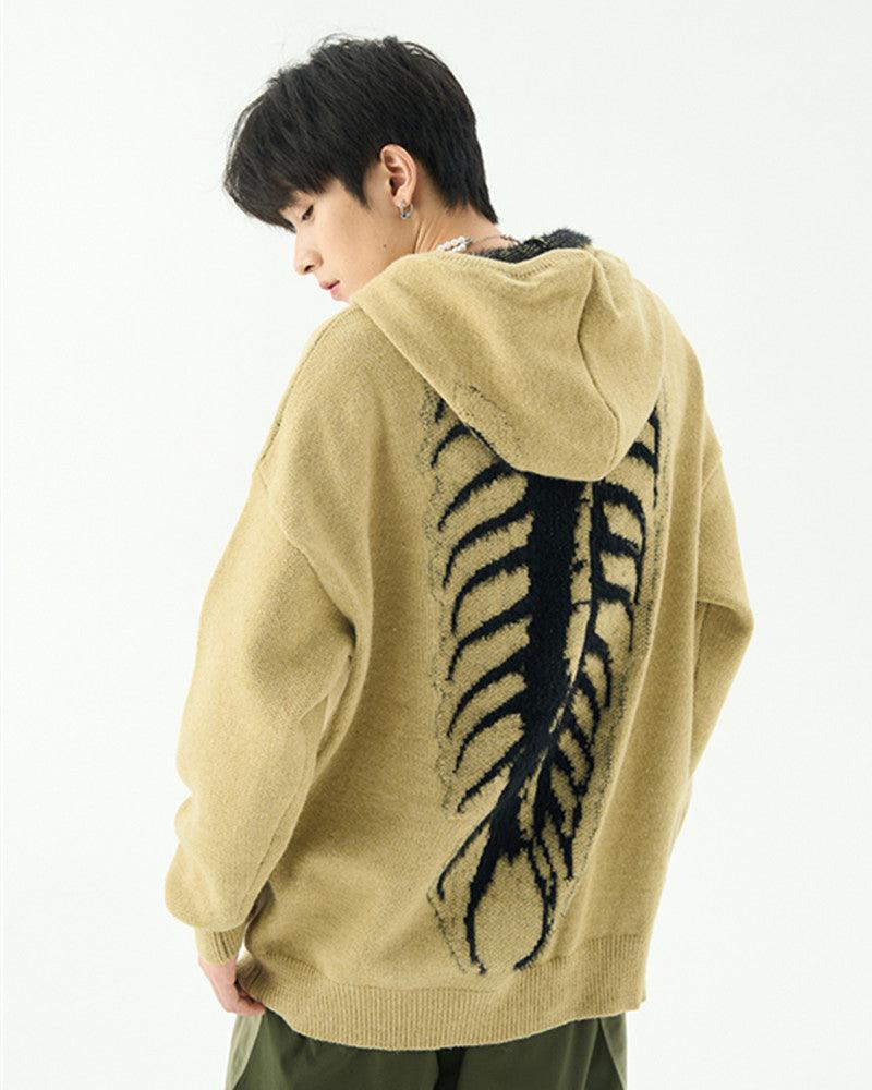 hooded sweater,mens sweater,grey sweater,pullover sweater,mens crewneck sweater,mens knit sweater,techwear sweater,techwear,tech wear,affordable techwear,techwear fashion,futuristic clothing,cyberpunk clothes,cyber fashion,cyberpunk aesthetic,cyberpunk