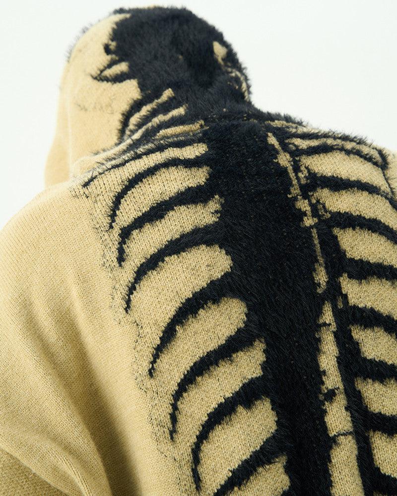 Touch The Bones Centipede Slouchy Sweater - Techwear Official