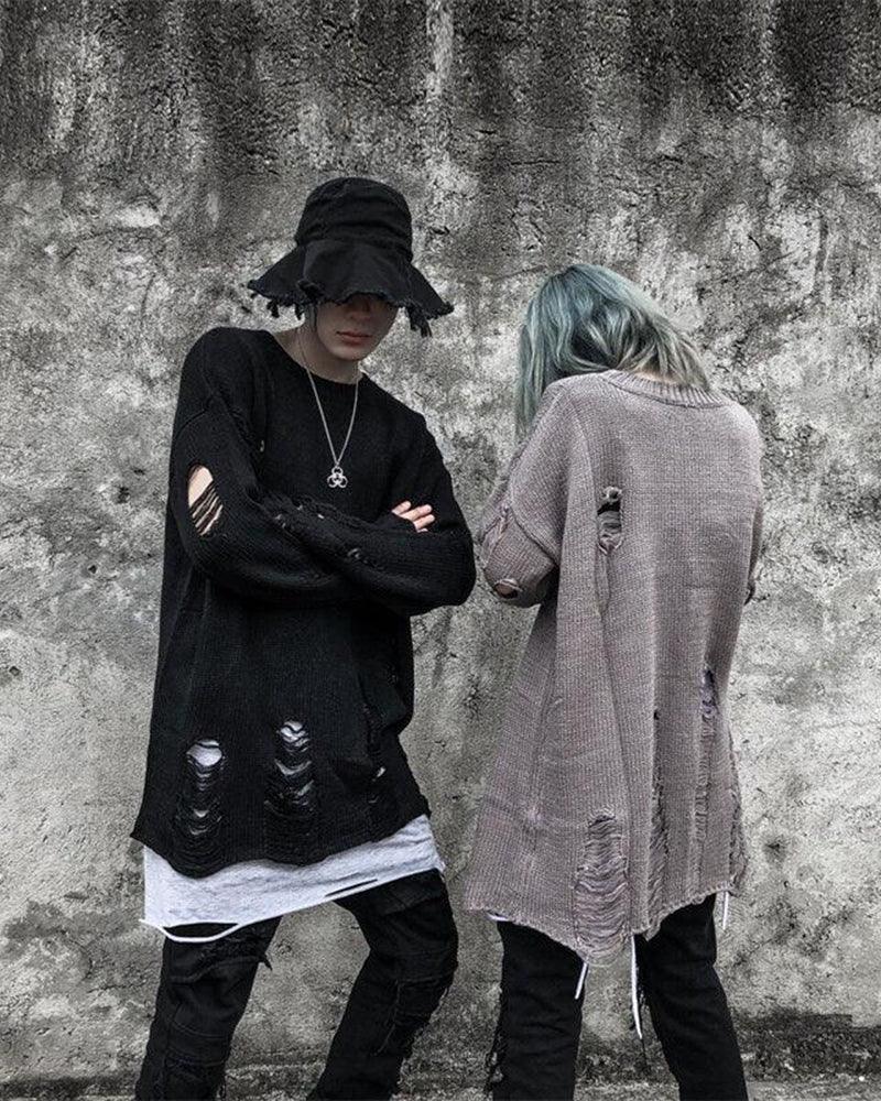 black sweater,crew neck sweater,pullover sweater,mens crewneck sweater,mens knit sweater,techwear sweater,techwear,tech wear,affordable techwear,techwear fashion,futuristic clothing,cyberpunk clothes,cyber fashion,cyberpunk aesthetic,cyberpunk