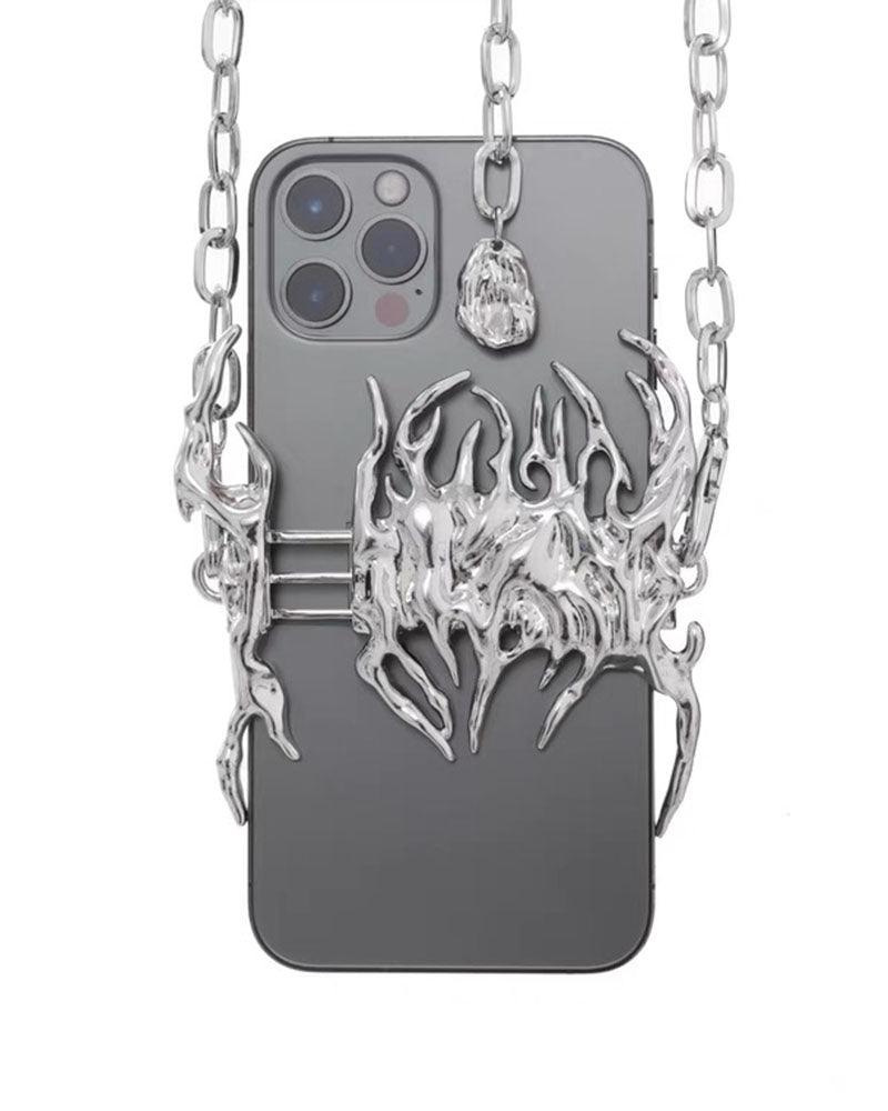 Venom Waterlily Heart Rate Chain Phone Holder - Techwear Official