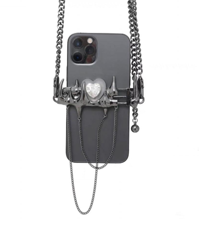 Venom Waterlily Heart Rate Chain Phone Holder - Techwear Official