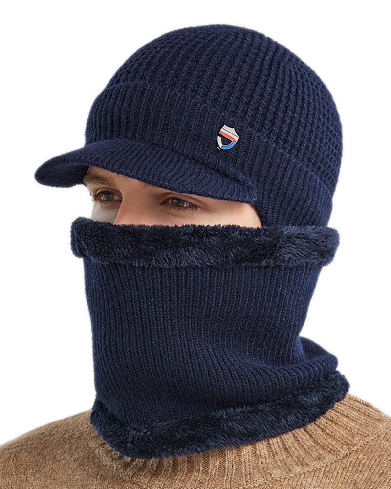 Warm Heart Knitted Ski Mask Hat - Techwear Official