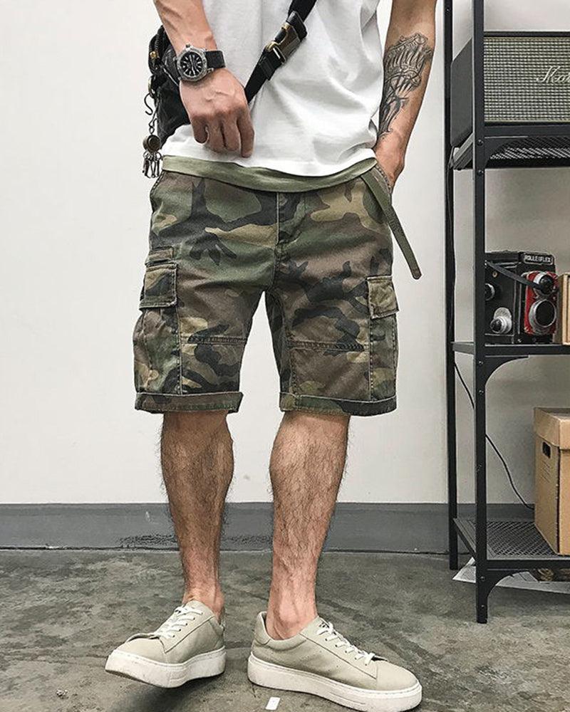 Spot Me If You Can Camo Shorts - Techwear Official