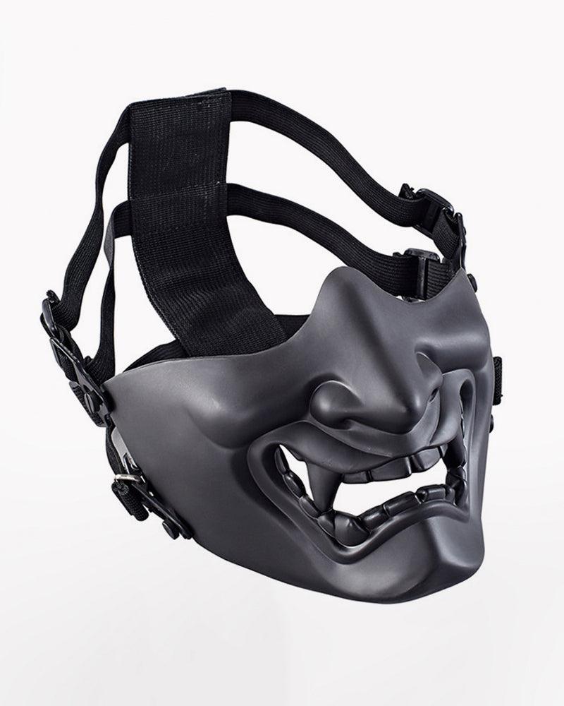 techwear mask, Oni Mask,Oni Masks,Japanese Masks,Japanese Oni Masks,oni mask samurai,oni mask ninjago,tactical mask,tactical masked man,halloween mask,cosplay mask,anime cosplay mask