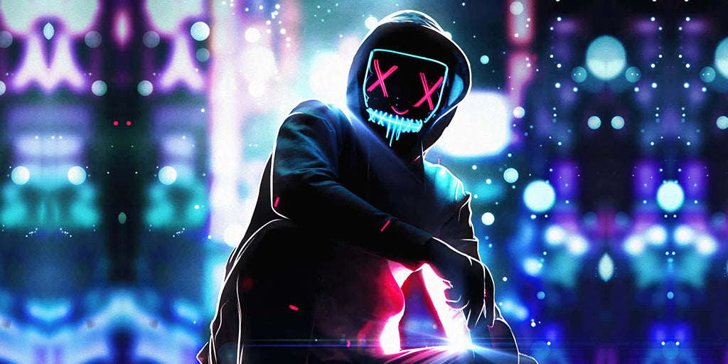 When Cyberpunk Mask Meets Halloween