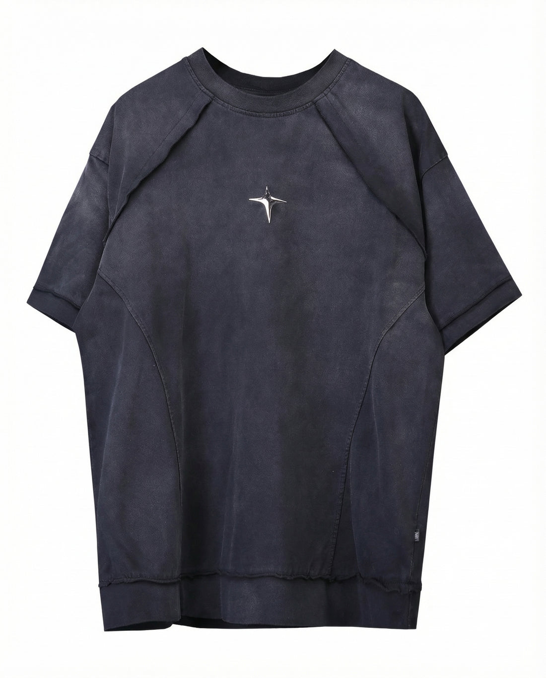 Oversized Distressed Cotton T-Shirt - Urban Techwear
