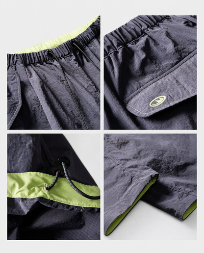 Water-Repellent Parachute Pants Techwear Streetwear