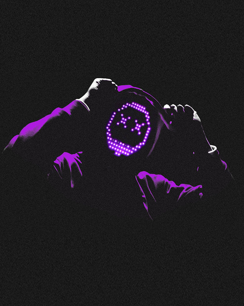 APP Changing Face Led Cyberpunk Mask