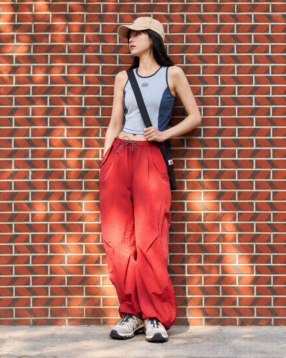 Water-Repellent Parachute Pants Techwear Streetwear