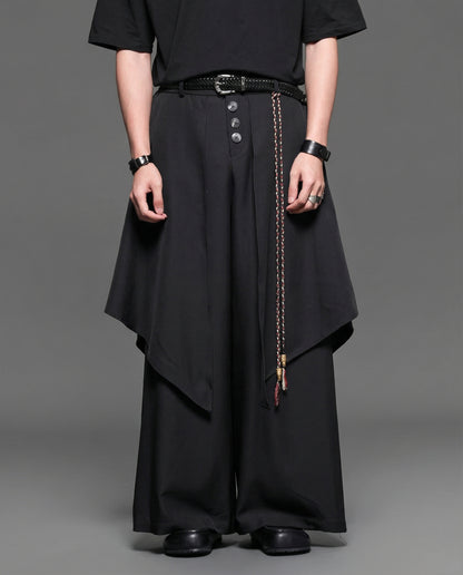 Avant-Garde Vintage Braided Cowhide Leather Belt 