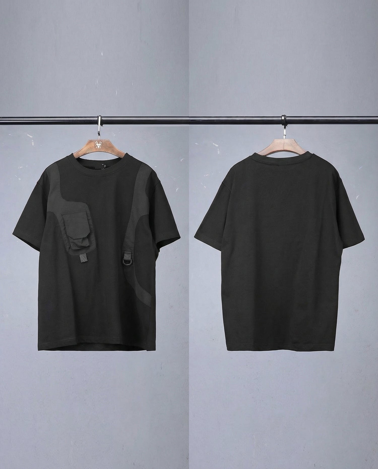 Oversized 3D Pocket Cargo T-Shirt - Tactical Techwear