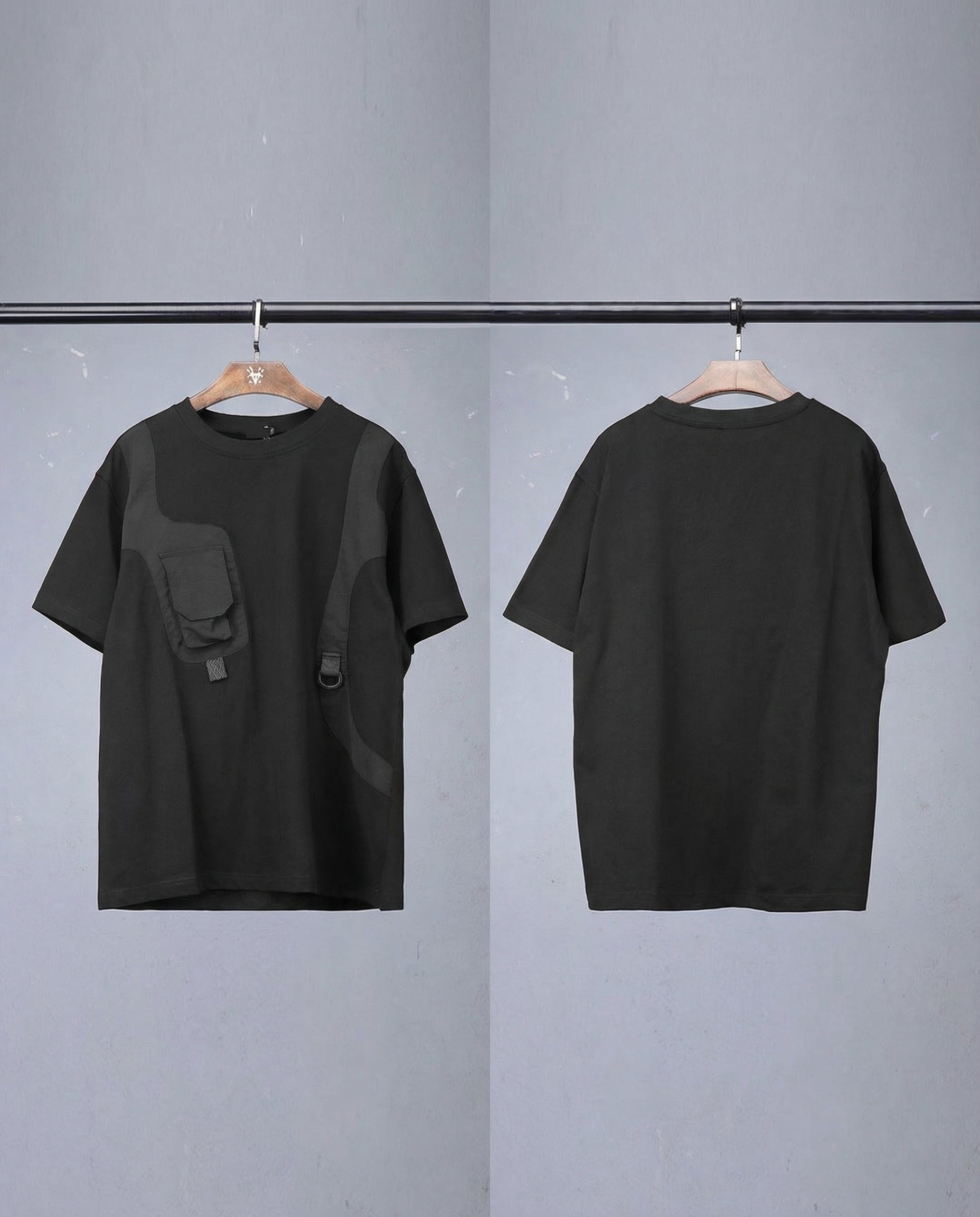 Oversized 3D Pocket Cargo T-Shirt - Tactical Techwear