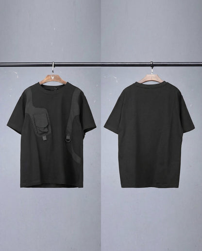 Oversized 3D Pocket Cargo T-Shirt - Tactical Techwear