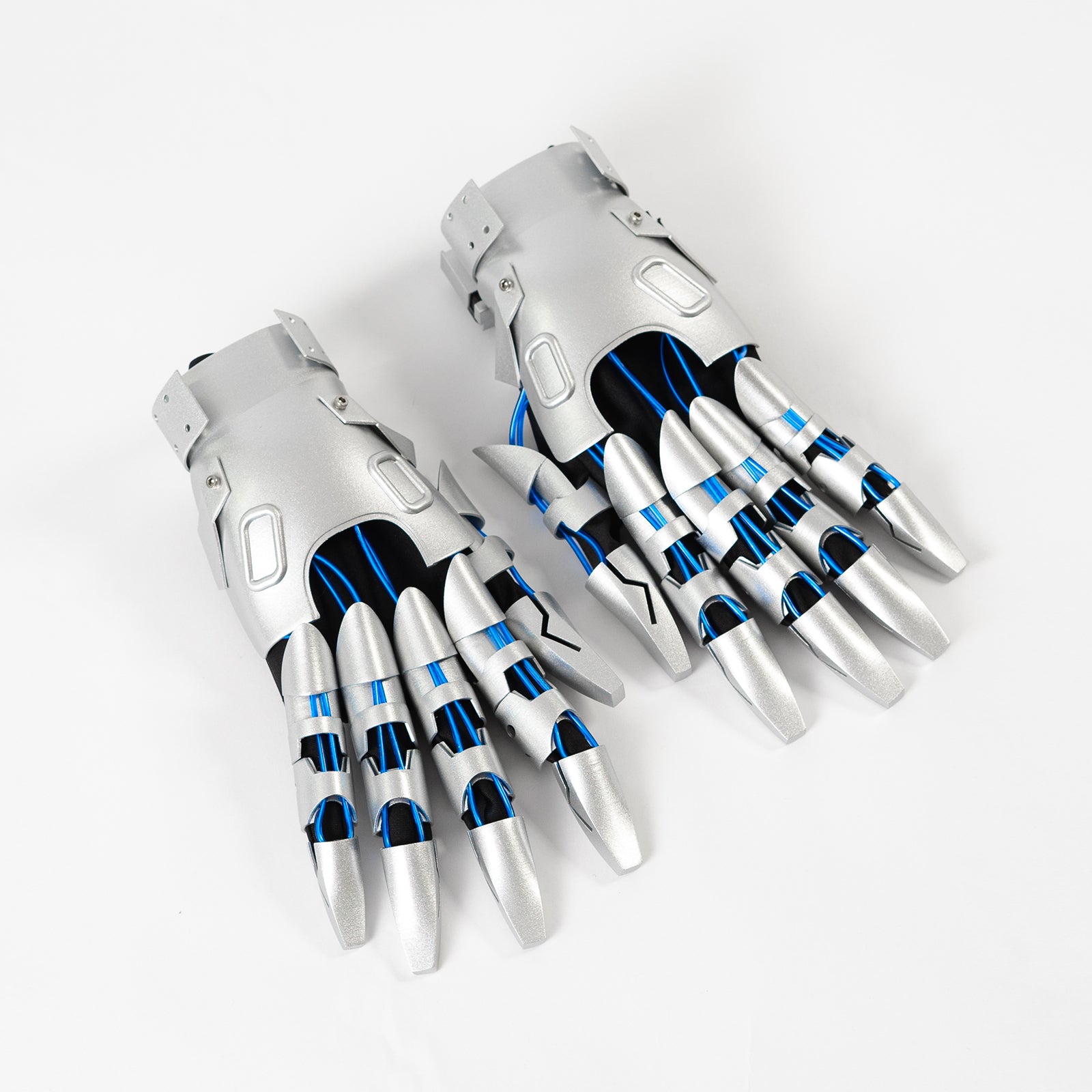 Cyberpunk Glowing Mechanical Hand Gloves