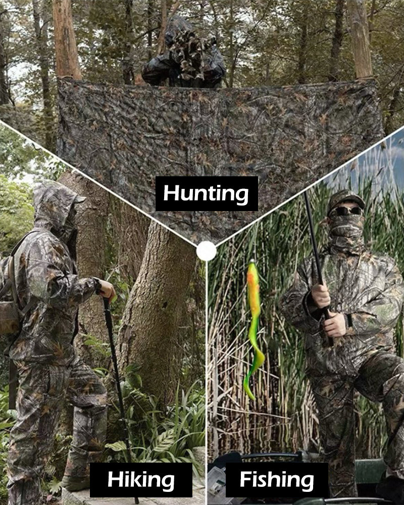 Outdoor Multi-Functional Cargo Hooded Rain Poncho
