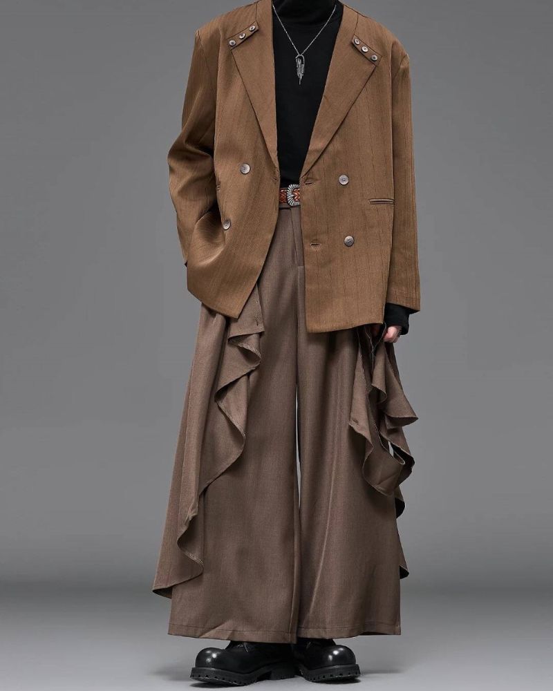 Yamamoto Wide Leg Vintage Hakama Pants