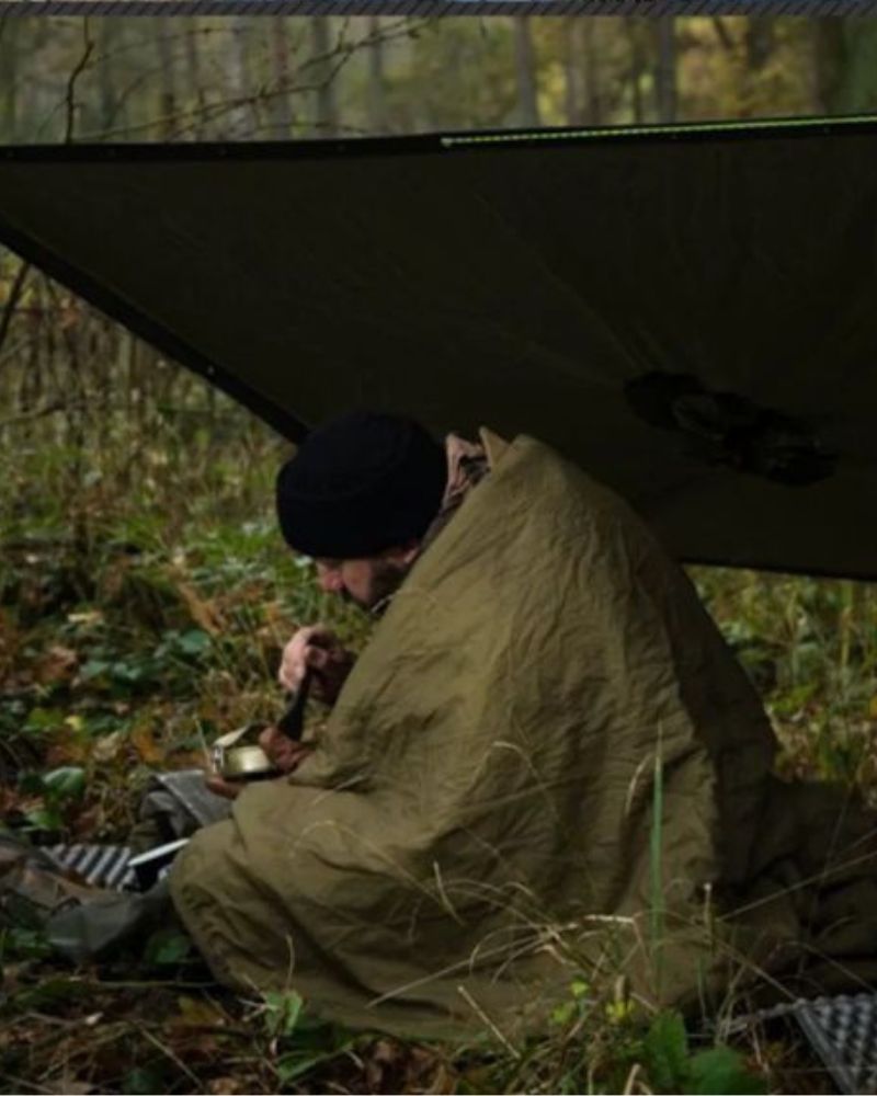 Outdoor Portable Tactical Windproof Rain Poncho