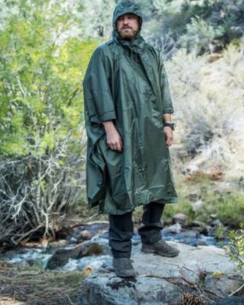 Outdoor Portable Tactical Windproof Rain Poncho