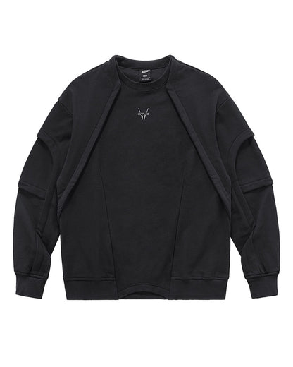 crewneck sweatshirt,black sweatshirt,mens sweatshirt,sweatshirt for men,crew neck sweatshirt men,men black sweatshirt,techwear hoodie,cyberpunk techwear hoodie,cyberpunk hoodie,black hoodie,black hoodie mens,heavyweight hoodie,tactical hoodie,cool hoodie,streetwear hoodie,techwear,affordable techwear,techwear fashion,Japanese techwear,techwear outfits,futuristic clothing,cyberpunk clothing,cyberpunk techwear,cyberpunk fashion