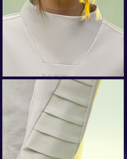 XIPHEVIL Cyberpunk Outfits 3D Cut Dyed Unisex Pullover Jacket