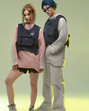 Cyberpunk Outfits 3D Cut Dyed Unisex Pullover Jacket
