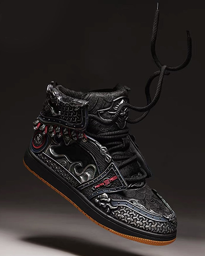 Techwear Armor High-Top Sneakers
