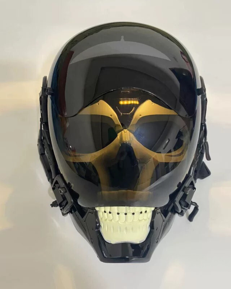 APP-Controlled LED Skull Cyberpunk Helmet Mask