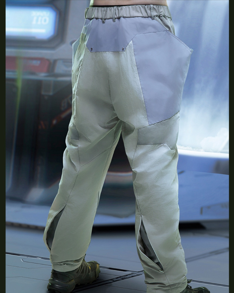 XIPHEVIL Cyberpunk Above The Clouds Fleece Waterproof Pants