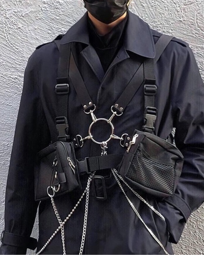 chest bag,chest pack,black chest bag,tactical chest bag,cross chest bag,men chest bag,men&