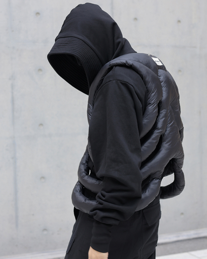 Alien 3D Hollow Skeleton Cotton Vest and Hood (Sold Separately)