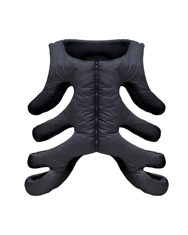 Alien 3D Hollow Skeleton Cotton Vest and Hood (Sold Separately)
