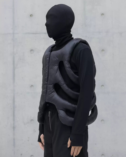 Alien 3D Hollow Skeleton Cotton Vest and Hood (Sold Separately)