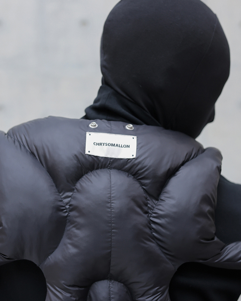 Alien 3D Hollow Skeleton Cotton Vest and Hood (Sold Separately)