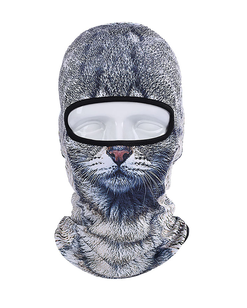 Animal Balaclava Windproof Outdoor Sports Party Cat Ski Mask