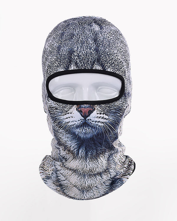 Animal Balaclava Windproof Outdoor Sports Party Cat Ski Mask