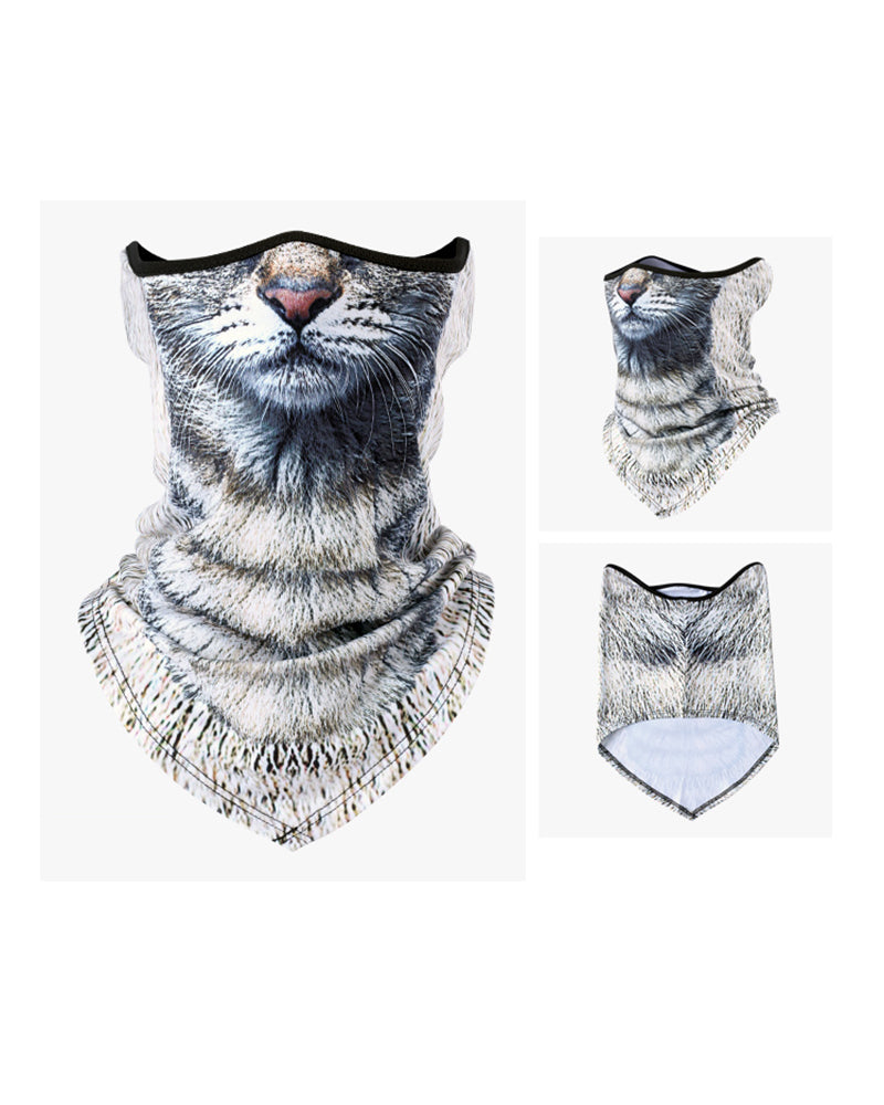 Animal Balaclava Windproof Outdoor Sports Party Cat Ski Mask