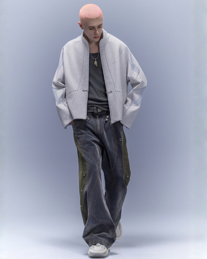 XIPHEVIL Anti-Wrinkle Cyberpunk High-Street Sport Jacket