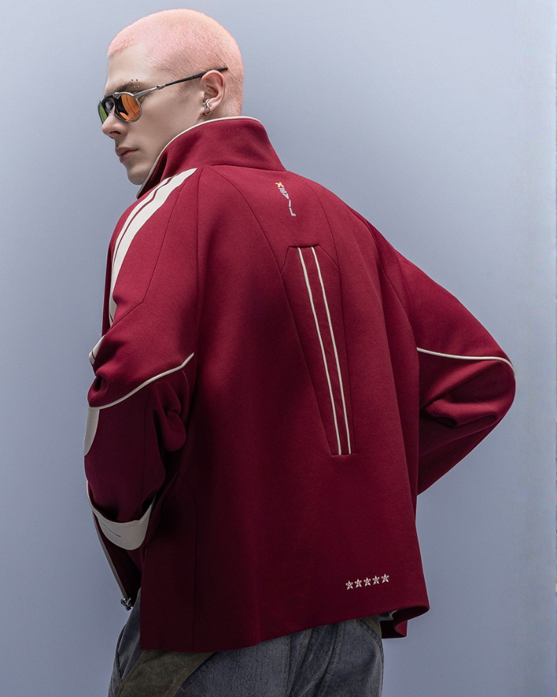 XIPHEVIL Anti-Wrinkle Cyberpunk High-Street Sport Jacket