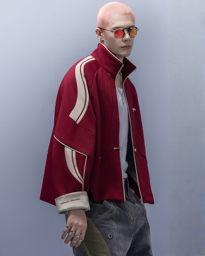 XIPHEVIL Anti-Wrinkle Cyberpunk High-Street Sport Jacket